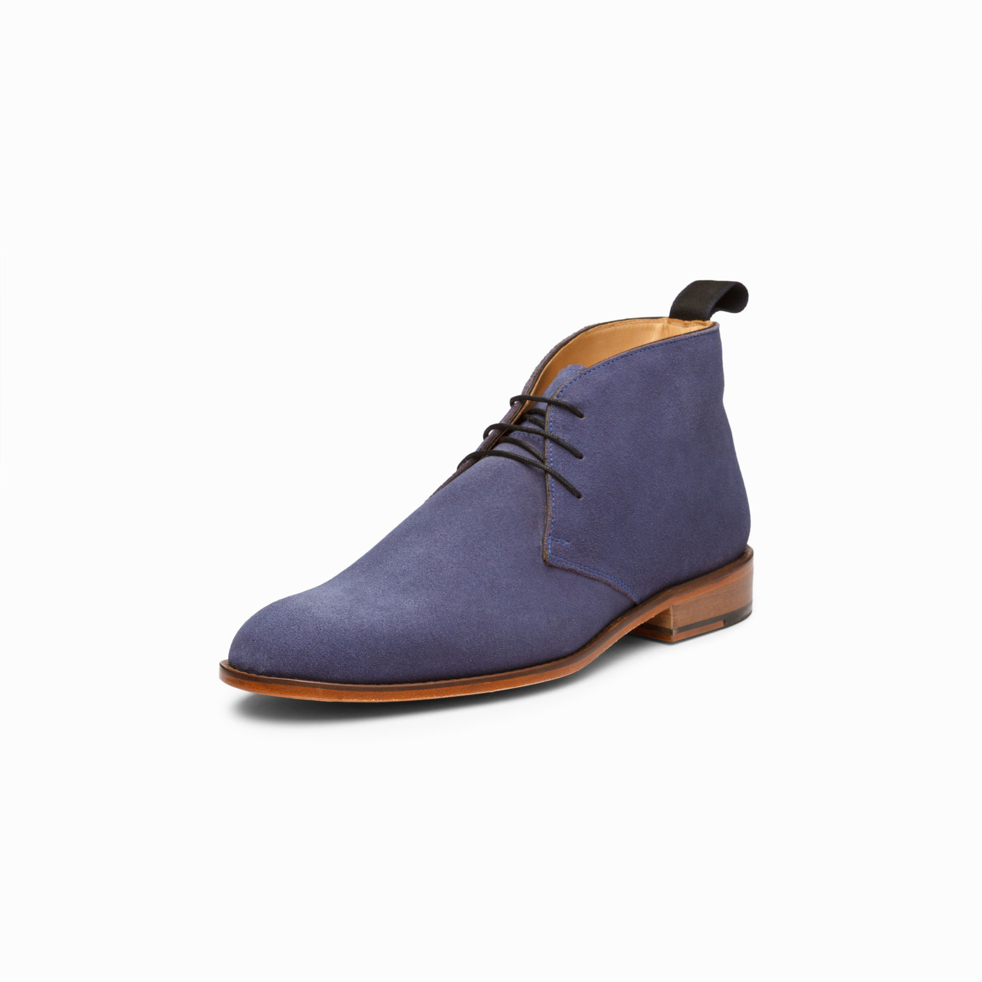 CHUKKA BOOT – BLUE SUEDE – Shoenation